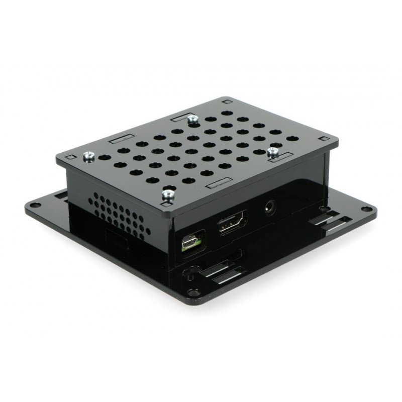 Raspberry Pi Model 2 / B + VESA v2 Gehäuse zur Montage am Monitor - schwarz