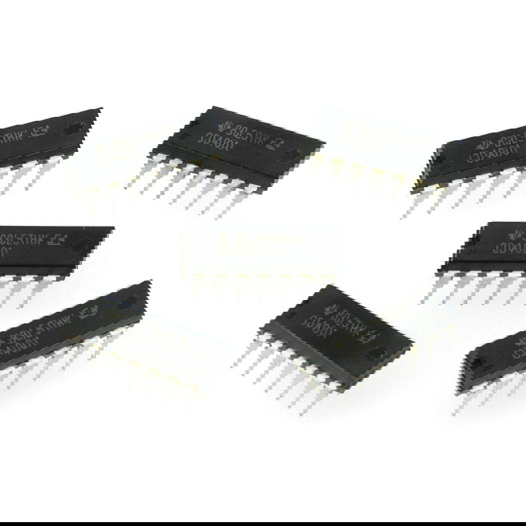 CD4001BP 4xNOR-Logikschaltung - 5tlg.