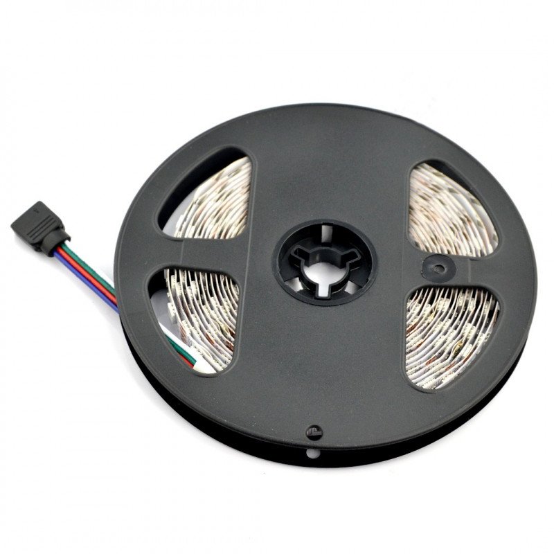 LED-Streifen SMD5050 IP44 14,4 W, 60 LEDs / m, 10 mm, RGB - 5 m