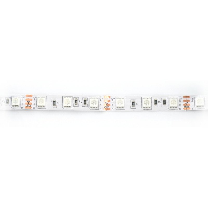 LED-Streifen SMD5050 IP44 14,4 W, 60 LEDs / m, 10 mm, RGB - 5 m