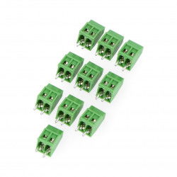 ARK-Stecker 2,54 mm Raster 2-polig (-) - 10 Stk