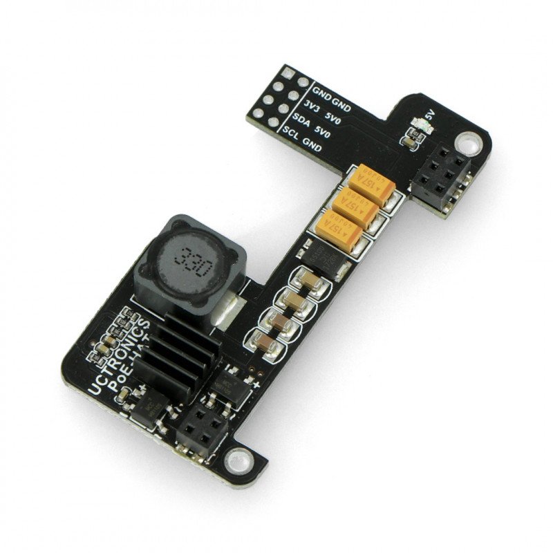 Mini PoE Hat - PoE-Leistungsmodul für Raspberry Pi 4B / 3B + / 3B - UCTRONICS: U6109