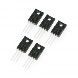 Transistor N-MOSFET STP10NK60ZFP - THT - 5St.