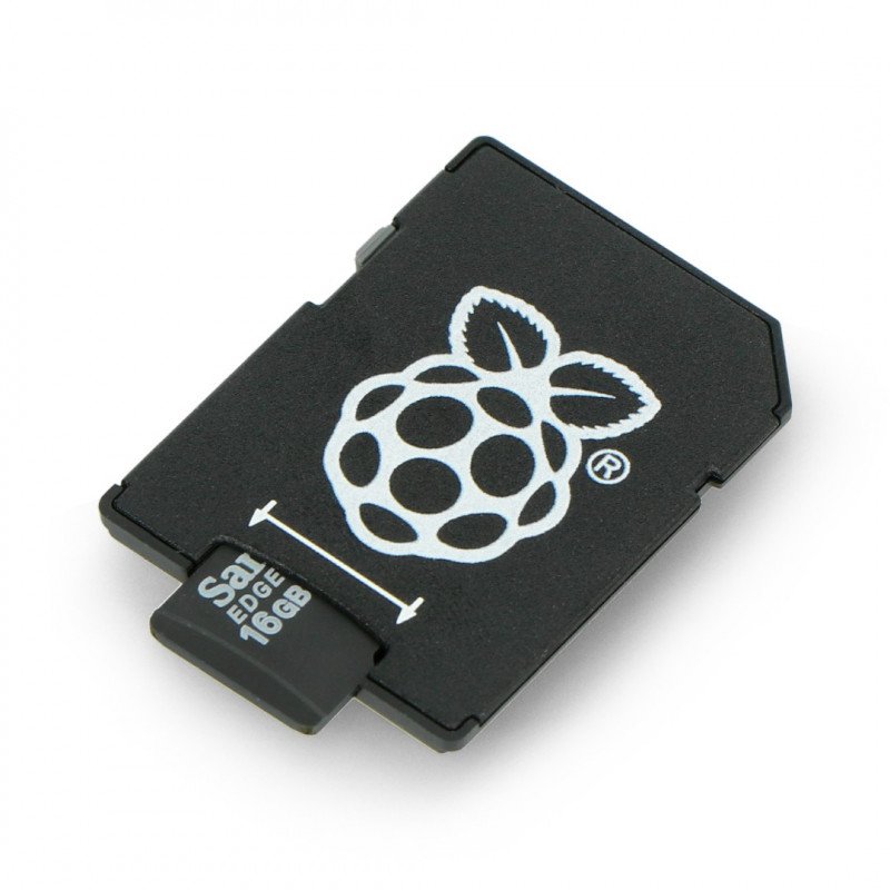 SanDisk microSD Speicherkarte 16GB 80MB/s Klasse 10 + Raspbian NOOBs System für Raspberry Pi 4B/3B+/3B/2B