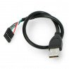 USB-A-Kabel mit 1x5-Buchse - 0,3 m - zdjęcie 1