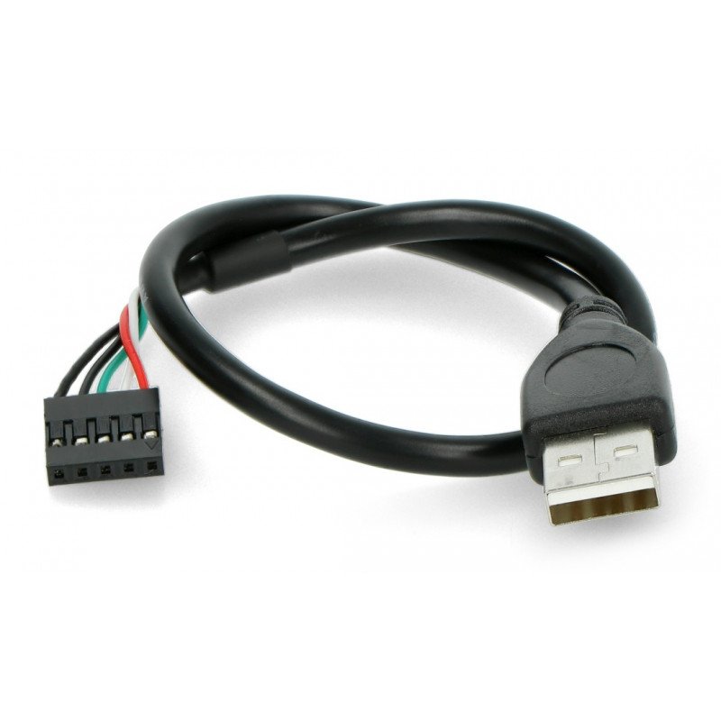 USB-A-Kabel mit 1x5-Buchse - 0,3 m