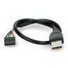 USB-A-Kabel mit 1x5-Buchse - 0,3 m - zdjęcie 3