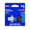 Goodram All in One - 64 GB Class 10 Micro SD / SDHC-Speicherkarte + Adapter + OTG-Lesegerät - zdjęcie 1