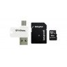 Goodram All in One - 64 GB Class 10 Micro SD / SDHC-Speicherkarte + Adapter + OTG-Lesegerät - zdjęcie 2