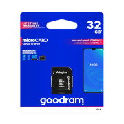 Goodram Micro SD / SDHC 32GB UHS-I Klasse 10 Speicherkarte mit Adapter