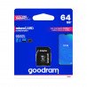 Goodram Micro SD / SDXC 64GB UHS-I Klasse 10 Speicherkarte mit Adapter - zdjęcie 1