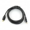 HDMI 1.4 Blow-Kabel mit Ferritfilter - 3 m - zdjęcie 1