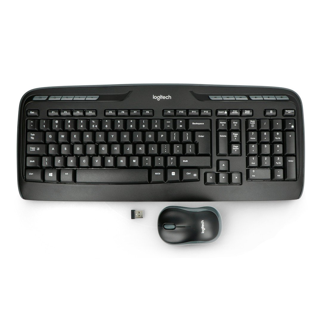 Logitech MK330 Wireless Kit – Tastatur + Maus – Schwarz