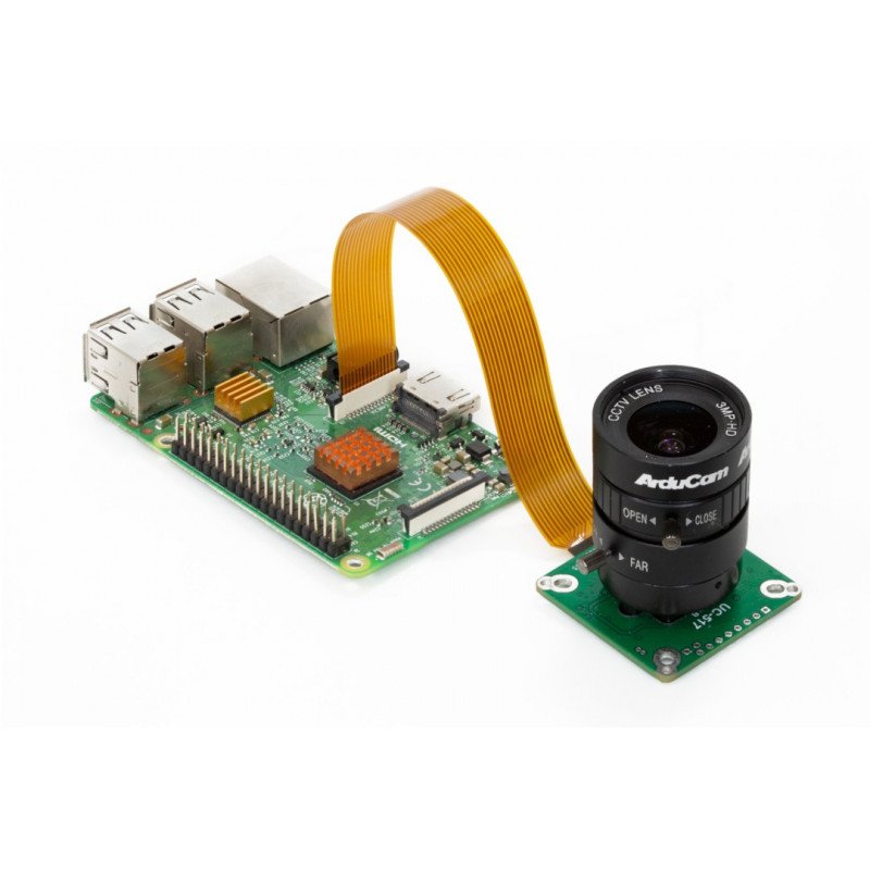 IMX477 12,3 MPx HQ-Kamera mit 6 mm CS-Mount-Objektiv – für Raspberry Pi – ArduCam B0240