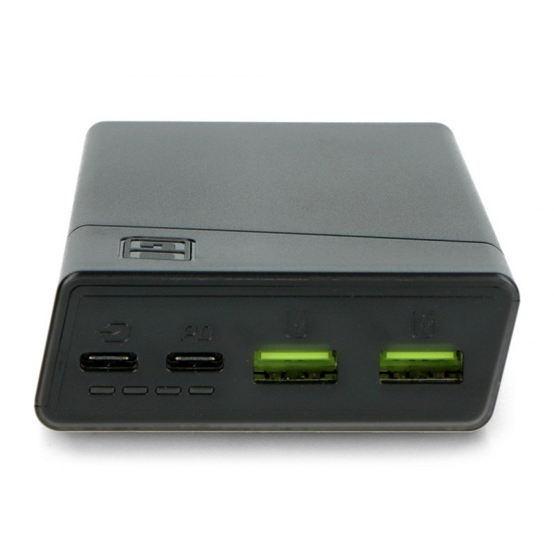 Mobiler Akku PowerBank Green Cell PowerPlay20 20000mAh 2x USB Ultra Charge und 2x USB C - schwarz