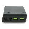 Mobiler Akku PowerBank Green Cell PowerPlay20 20000mAh 2x USB Ultra Charge und 2x USB C - schwarz - zdjęcie 4