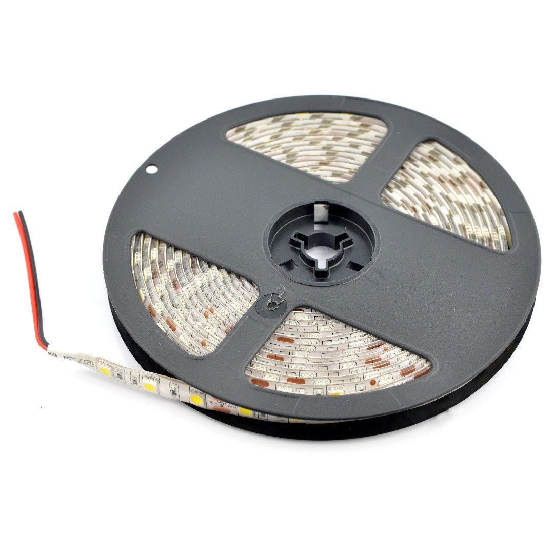LED-Streifen SMD5050 IP65 14,4 W, 60 Dioden / m, 10 mm, kalte Farbe - 5 m