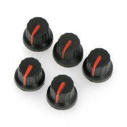 GC16 Potentiometerknopf rot - 16mm