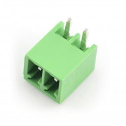 Stecker, 2-polige Montageleiste, Raster 3,5 mm, eckig, zum Einbau