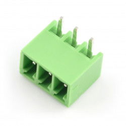 Stecker, 3-polige Montageleiste, Raster 3,5 mm, eckig, zum Einbau