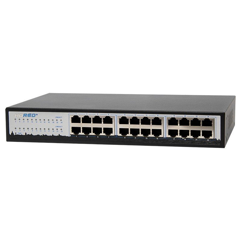 Switch PoE Hored NS6024L 24 Ports 100Mbps