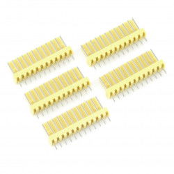 2,54 mm Rasterverbinder - 12-poliger Stecker - 5 Stk.