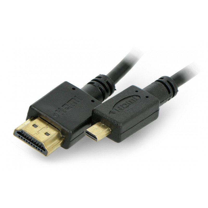 Gembird microHDMI - HDMI v1.4 Kabel - Schwarz 1,8m