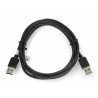 USB 2.0 Hi-Speed Kabel 1,8 m, Schwarz - zdjęcie 2