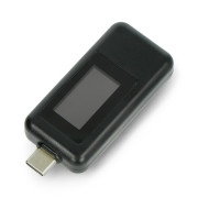 USB-Tester Keweisi KWS-1802C Strom- und Spannungsmesser vom USB-C-Anschluss - schwarz
