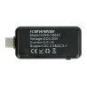 USB-Tester Keweisi KWS-1802C Strom- und Spannungsmesser vom USB-C-Anschluss - schwarz - zdjęcie 4