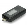 USB-Tester Keweisi KWS-1802C Strom- und Spannungsmesser vom USB-C-Anschluss - schwarz - zdjęcie 6