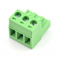 Buchsenleiste, 3-polig, Raster 5,08 mm, Stahlkäfig