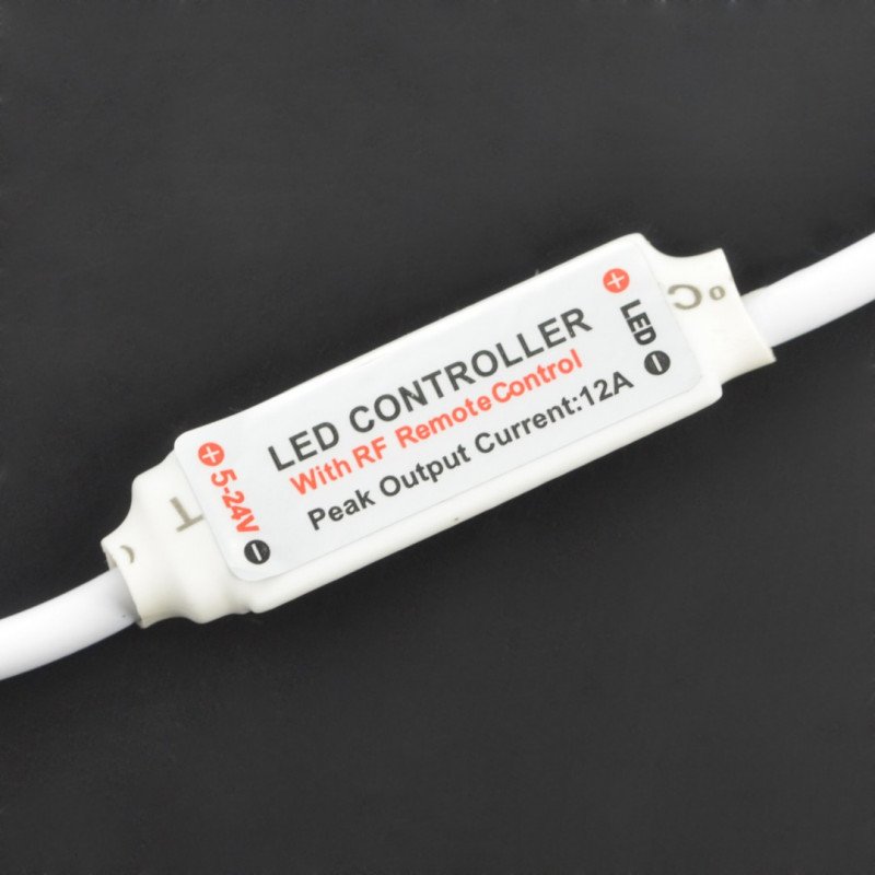 Controller für LED-Streifen und Streifen mit Fernbedienung RF - Mini - 11 Tasten