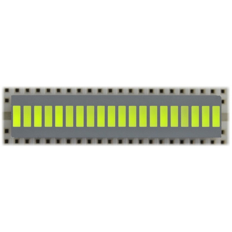 Lineal LED-Anzeige DC-20 / 20GWA - 20-Segment - grün
