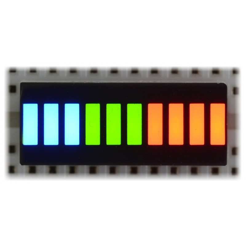 OSX10201-RGB1 Lineal LED-Anzeige - 10-Segment