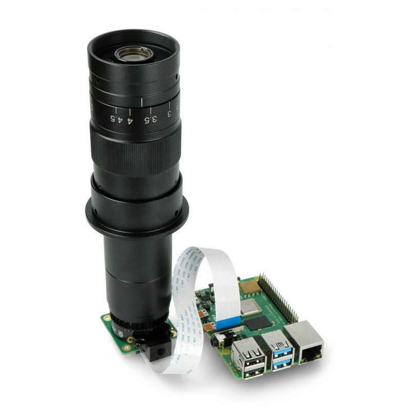 300X C-Mount-Mikroskopobjektiv – für Raspberry Pi-Kamera – Seeedstudio 114992279
