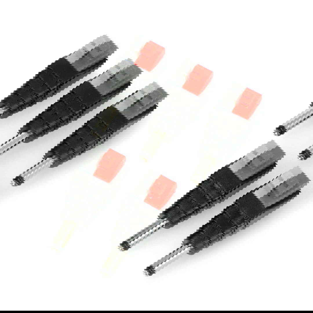 DC 5,5 x 2,1 mm Stecker mit Schnellkupplung und Tasten