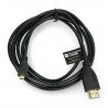 Kabel microHDMI - HDMI v1.4 Natec Extreme media schwarz - 1,8m - zdjęcie 2