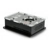 Gehäuse für Raspberry Pi 4B Box V2 für DIN-Schiene - schwarz und transparent + Lüfter - zdjęcie 5