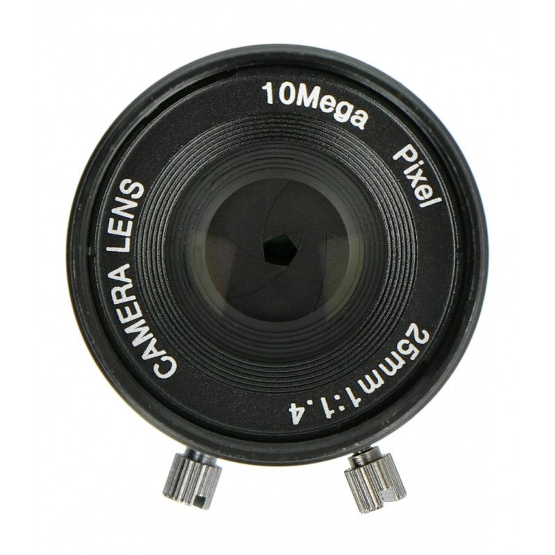 10 Mpx 25 mm C-Mount-Engwinkelobjektiv – für Raspberry Pi-Kamera – Seeedstudio 114992274