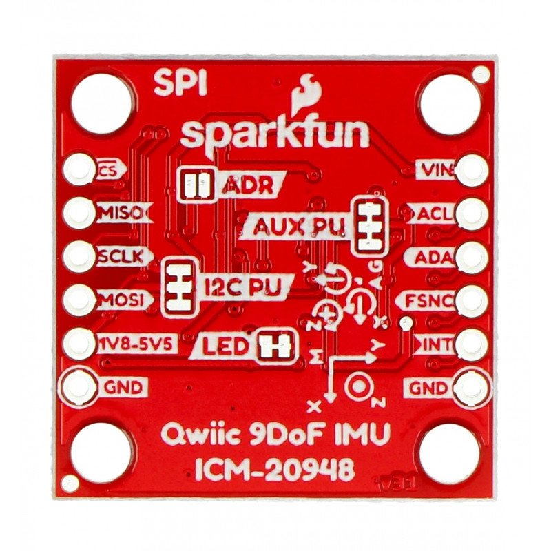 SparkFun 9DoF IMU Breakout – ICM-20948 (Qwiic)