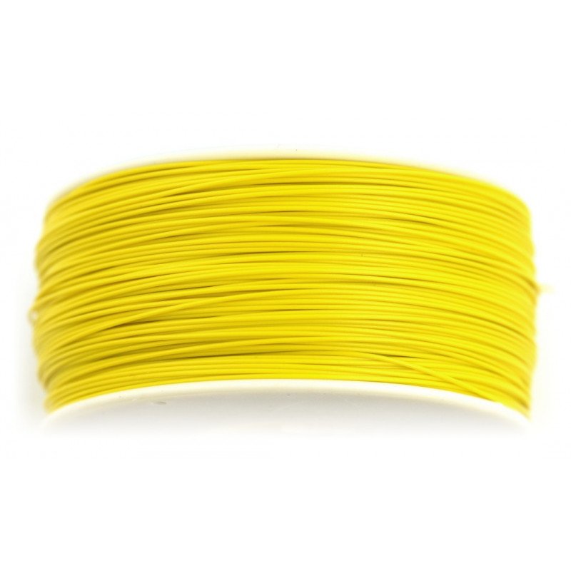 PVC-Draht 0,5 mm - gelb - 250-m-Rolle