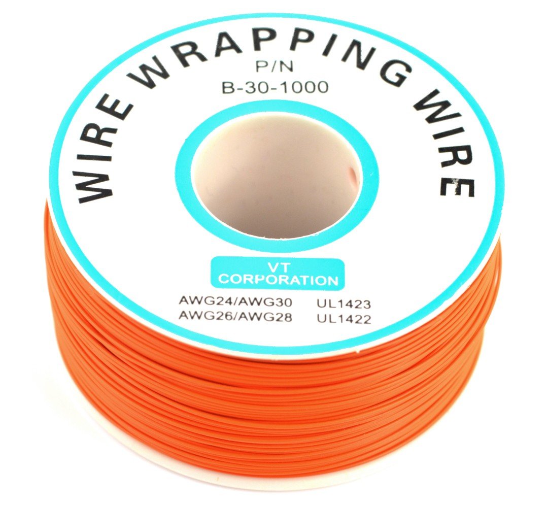 PVC-Draht 0,5 mm - orange - 250-m-Rolle