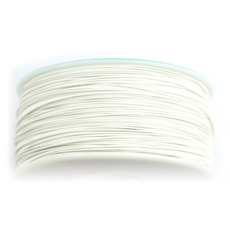 PVC-Draht 0,25 mm - weiß - 250-m-Rolle