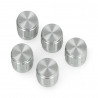 GCL15 Potentiometerknopf Silber - 15mm - zdjęcie 1