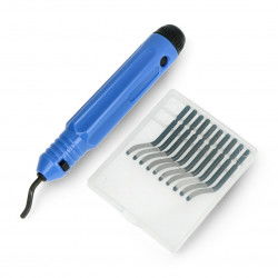 Messer zur Bearbeitung von 3D-Drucken - Entgrater mit 10 Ersatzklingen