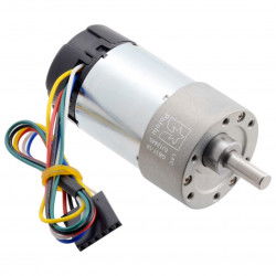 10: 1 Getriebemotor 37Dx65L 24V 1000RPM + CPR 64 Encoder - Pololu 4699