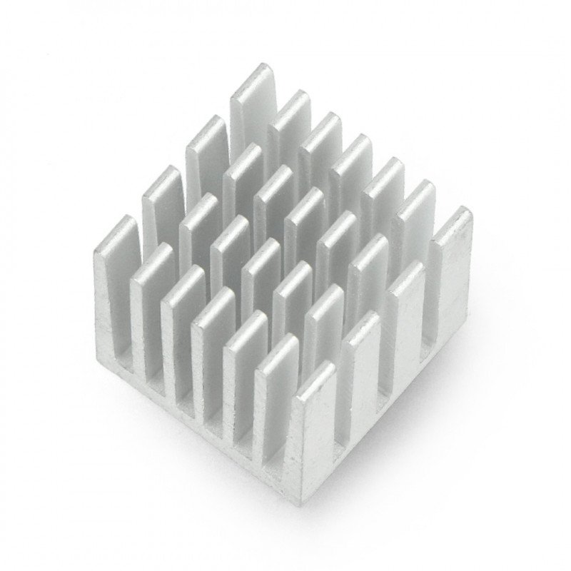 Aluminiumkühlkörper für Raspberry Pi 3 - 15x15x15mm - hoch