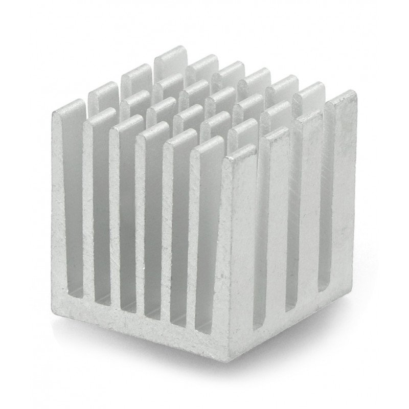 Aluminiumkühlkörper für Raspberry Pi 3 - 15x15x15mm - hoch