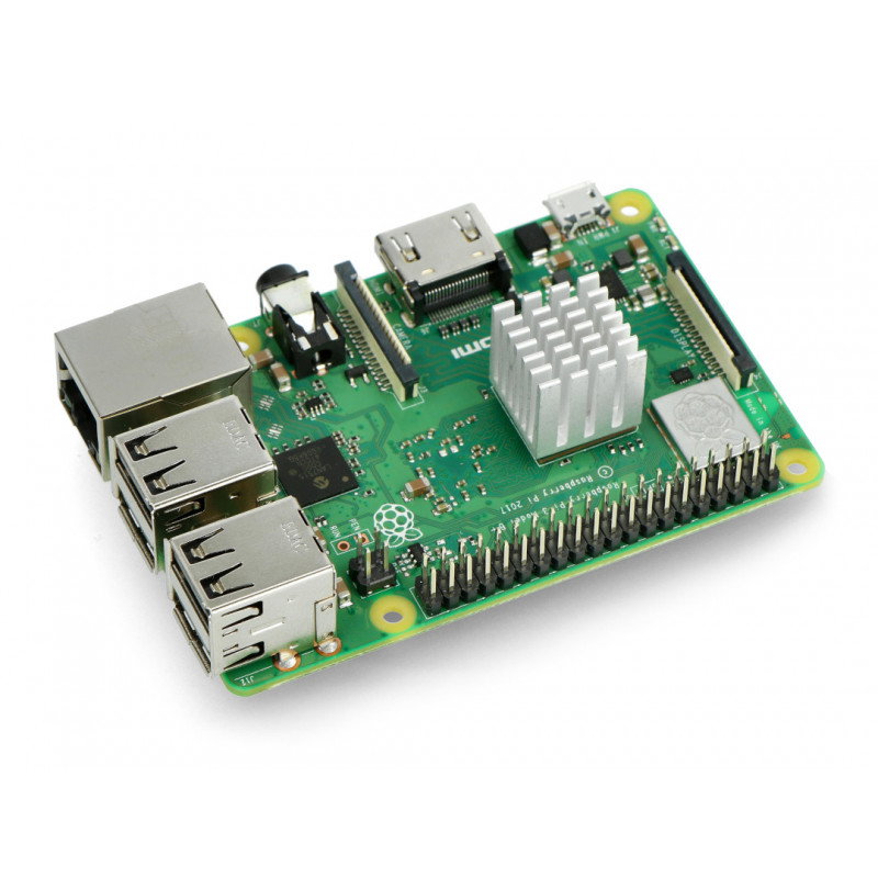 Aluminiumkühlkörper für Raspberry Pi 3 - 15x15x15mm - hoch